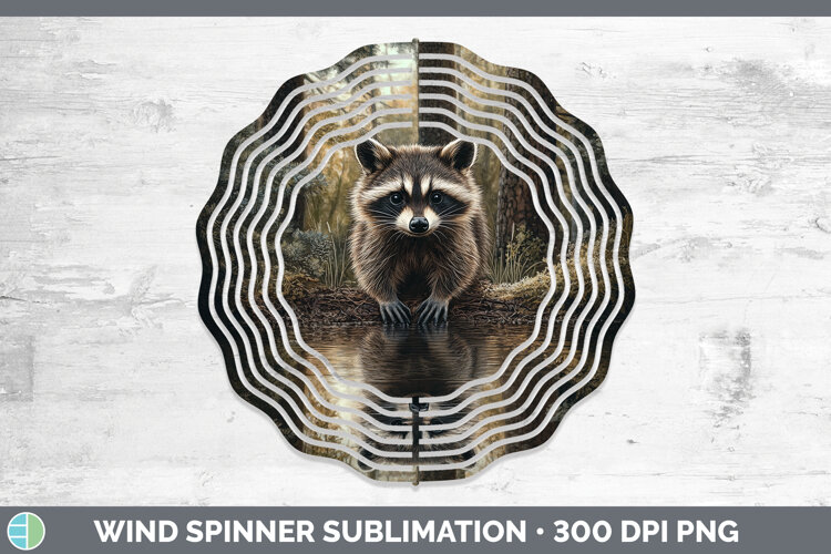 GorgeousLake Woodland Wind Spinner design.