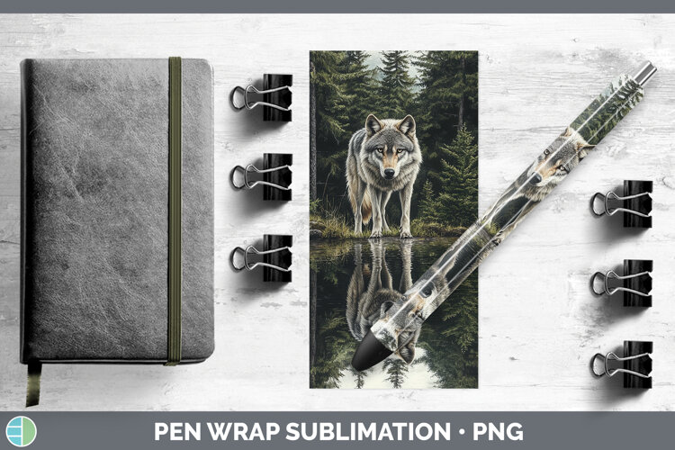 GorgeousLake Woodland Pen Wrap design.