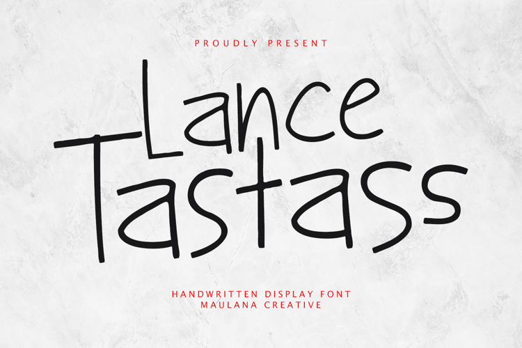 Lance Tastass Playful Handwritten Display Font