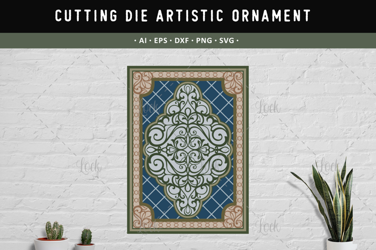 Decorative paper art panel dies