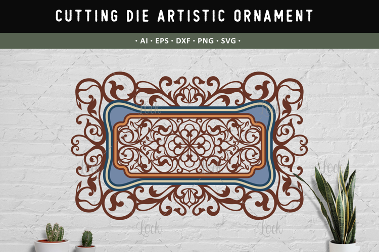 Decorative paper art panel dies