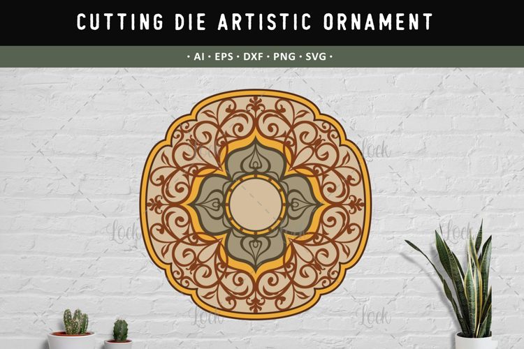 Decorative paper art panel dies