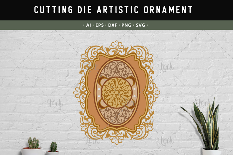 Decorative paper art panel dies