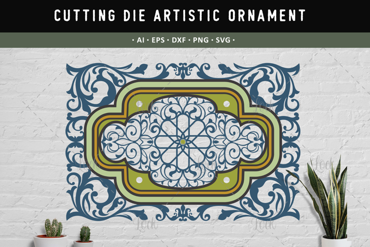 Decorative paper art panel dies