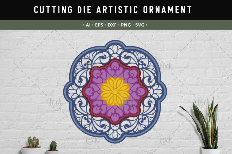 Decorative paper art panel dies