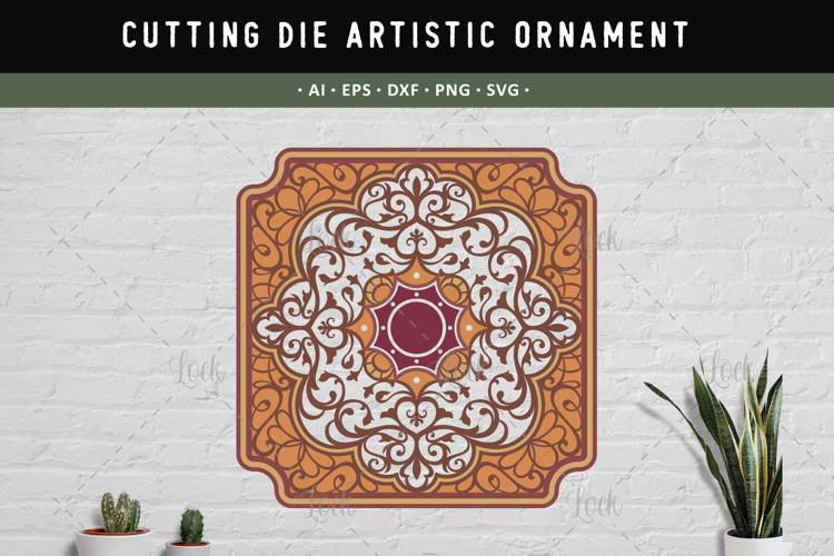 Decorative paper art panel dies