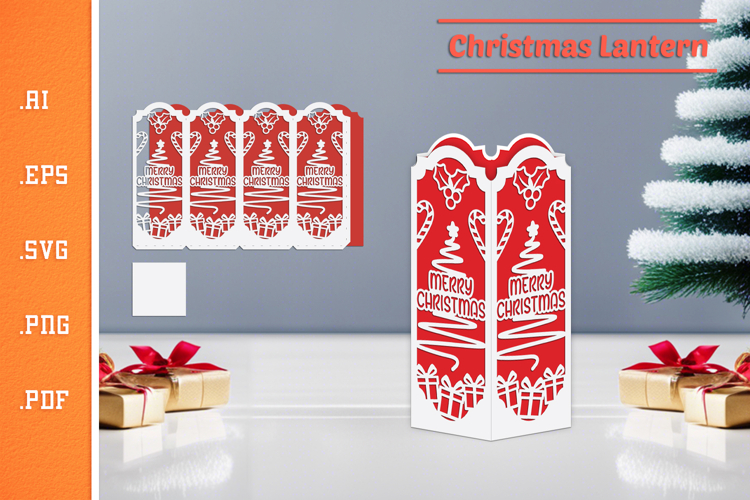 Christmas Lantern - Paper Cut SVG 8