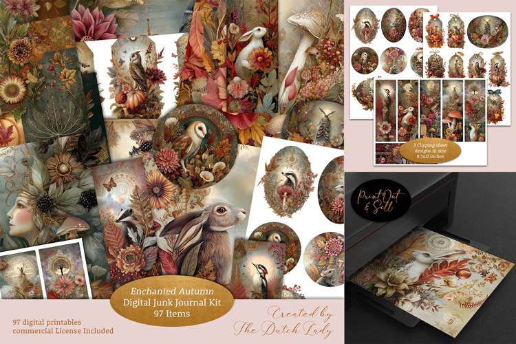 Enchanted Autumn Big Junk Journal kit