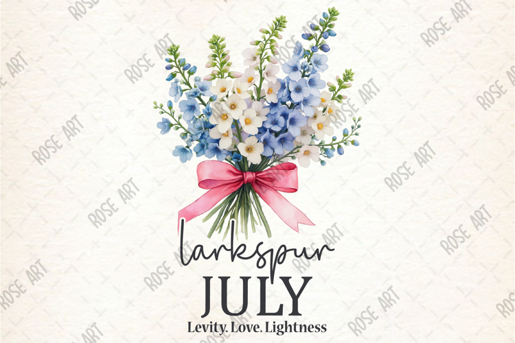Larkspur July Levity Love Lightness PNG
