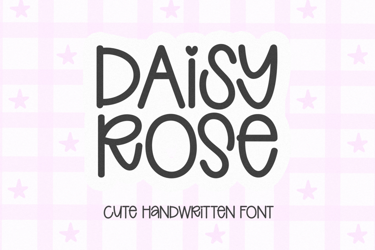 Daisy Rose - Cute Handwritten Font