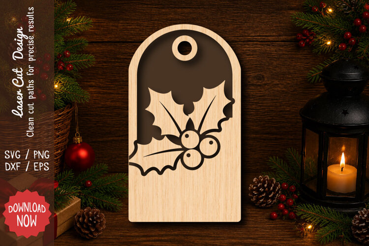 Christmas Gift Tags SVG example image 1