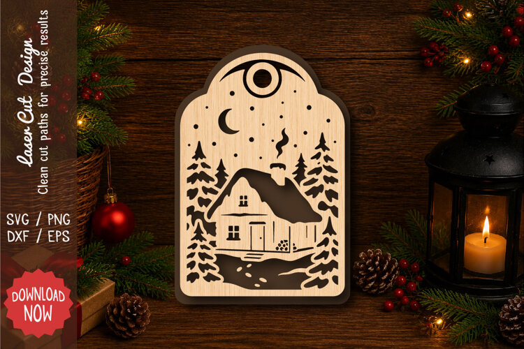 Christmas Gift Tags SVG example image 1