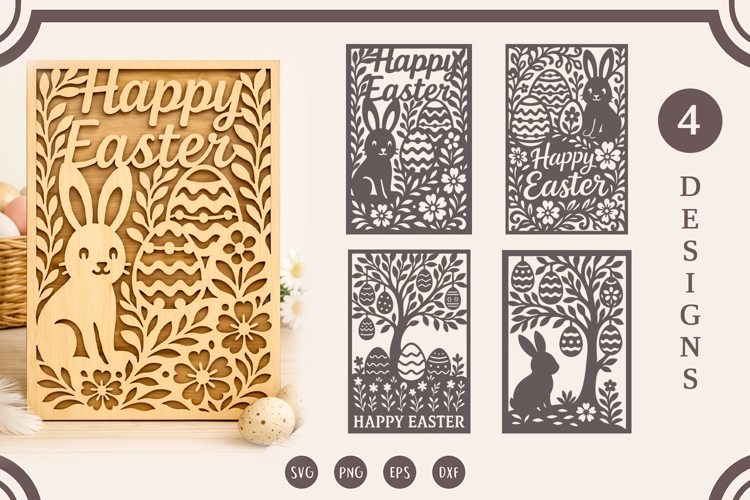 Easter SVG Bundle | Laser Cut Files for Easter Decor & Signs