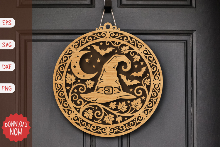 Witch Hat Ornament SVG