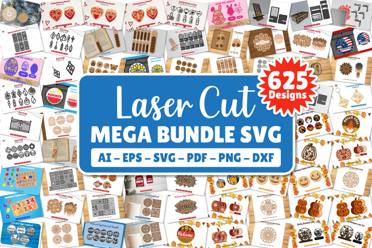 Laser Cut Mega Bundle SVG