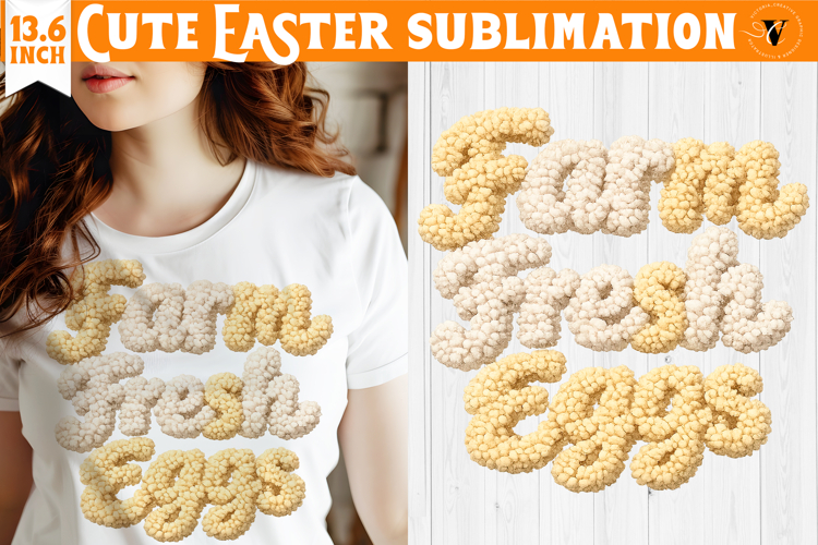 Latch hook yarn Easter Sublimation | Easter Quotes