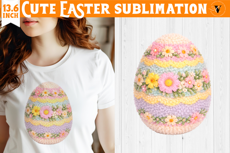 Latch hook yarn Easter Sublimation | Cute Easter Eggs