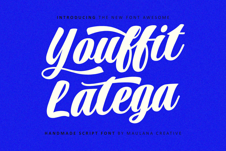 Latega Youffit Handmade Script Font