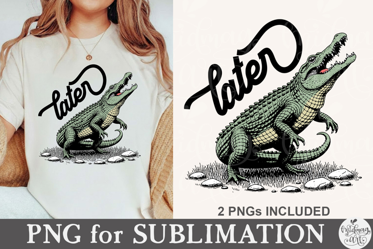 Everyday Later Gator PNG example image 1