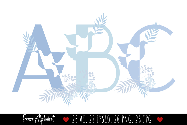Peace Latin Alphabet