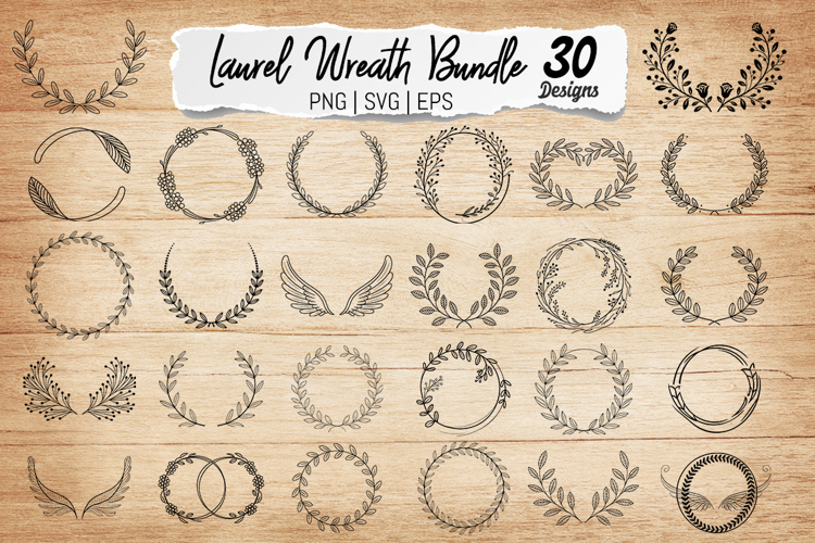 Floral Monogram Wreath Svg Image 4
