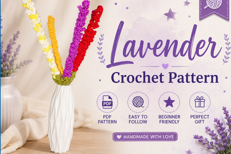 Lavender Crochet Pattern