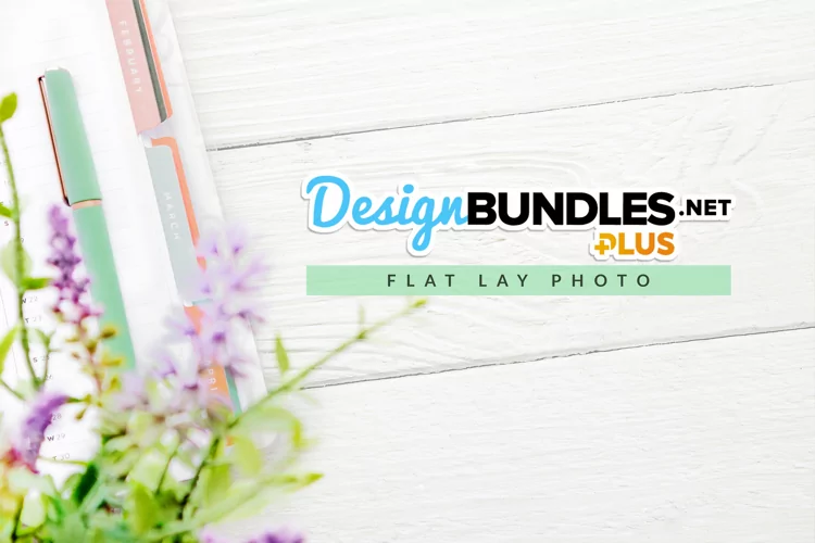 Lavender, Pen and Planner Flat Lay Photo
