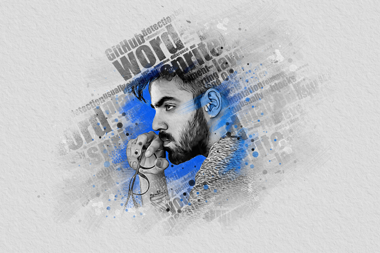 Typography Lawyers Text Photo Effect