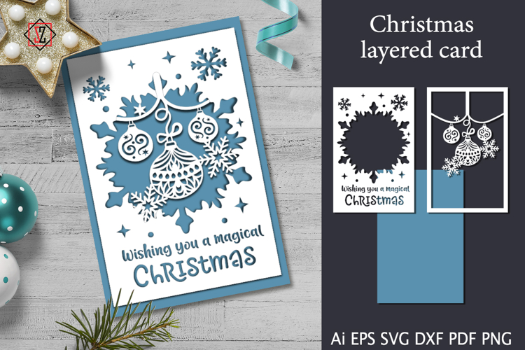 Layered Christmas Card