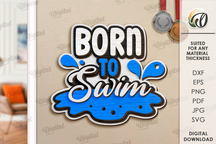 Swimming Svg Image 5