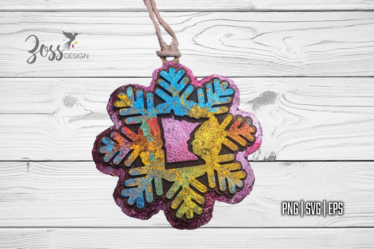 Minnesota Christmas Ornament SVG Snowflake Laser Cut Design