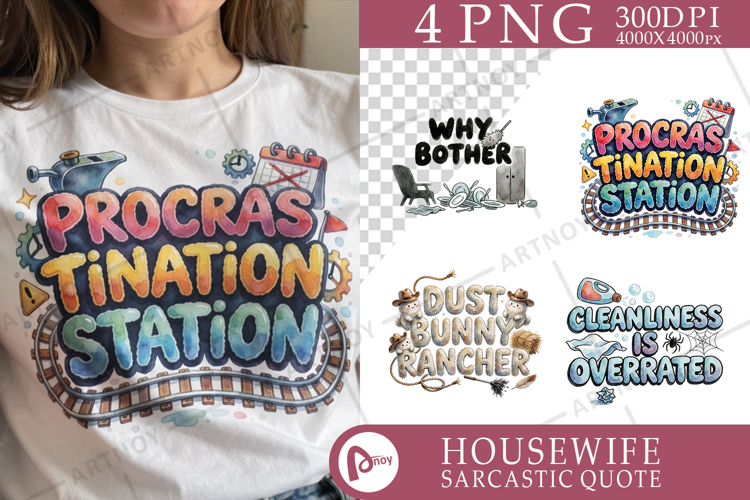 Lazy Housework Boycott Sublimation