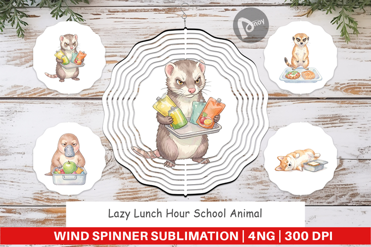 Lazy Lunch Hour Wind Spinner