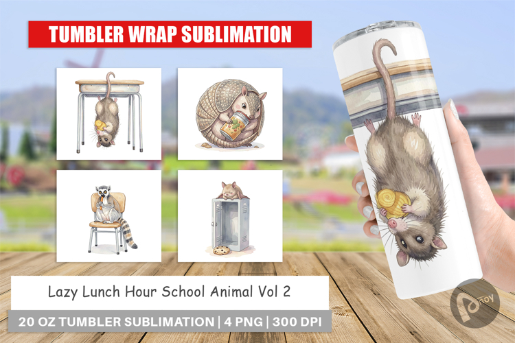 Lazy Lunch Hour Animal Tumbler