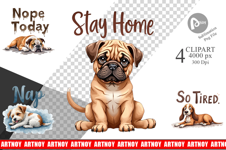 Lazy Vibes Dog Quotes Sublimation