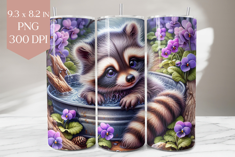 Raccoon Tumbler Wrap