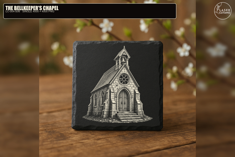 Bellkeeper's Chapel Halloween PNG | Laser Engraving