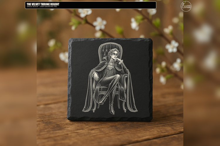 Velvet Throne Regent Gothic Engraving PNG