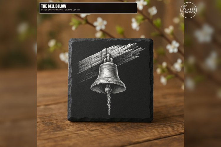 The Bell Below - Laser Engraving PNG