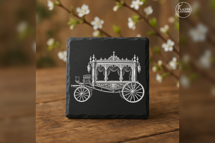 The Last Carriage Victorian Gothic Laser Engraving PNG