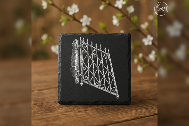 The Broken Threshold Gothic Laser Engraving PNG