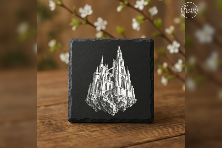 The Needle Keep Gothic Laser Engraving PNG