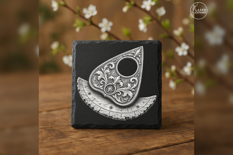 The Silent Pointer Occult Laser Engraving PNG