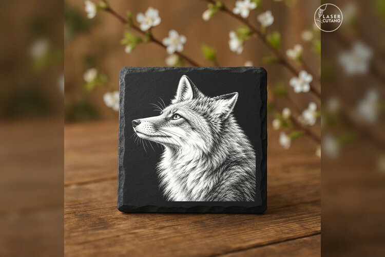 The Copper Listener Woodland Animal Laser Engraving PNG example image 1