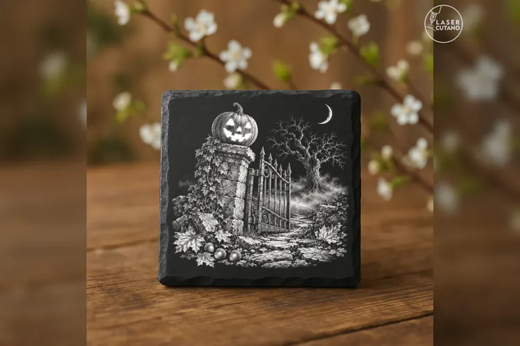 The Gatekeeper Grin Pumpkin Halloween Laser Engraving PNG