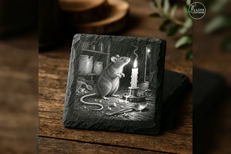 The Pantry Flame Gothic Animal Laser Engraving PNG