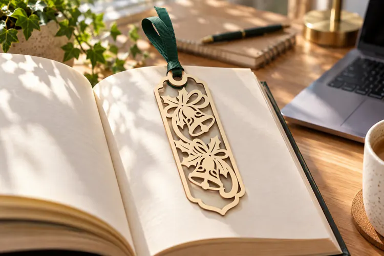 Arch Nature Forest Winter Bookmark Laser Cut SVG, Botanical