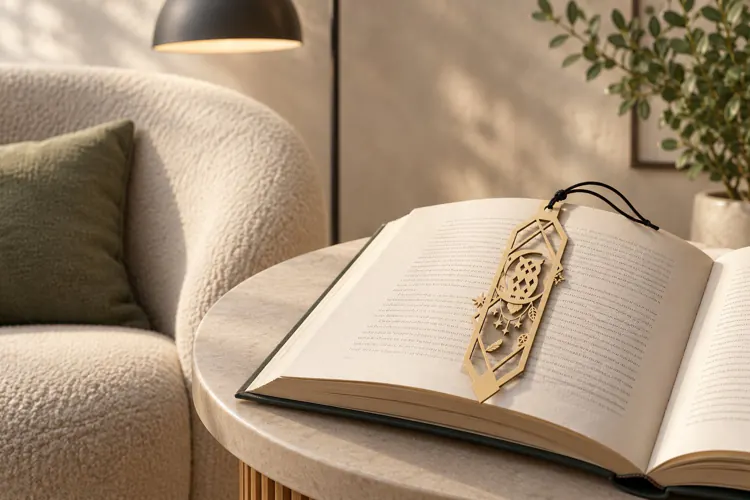 Botanical Forest Branch Bookmark Laser Cut SVG File laser