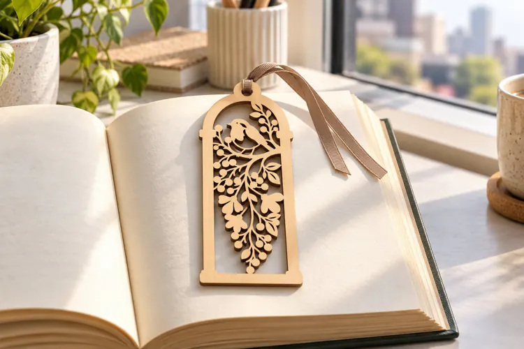 Flower Bouquet Arch Bookmark Laser Cut SVG PNG bouquet book