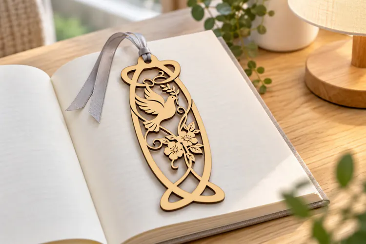 Fish Floral Bookmark Laser Cut SVG PNG fish bookmark, fish